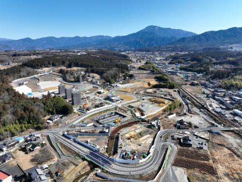 リニア岐阜県駅の様子　2024年2月3日
