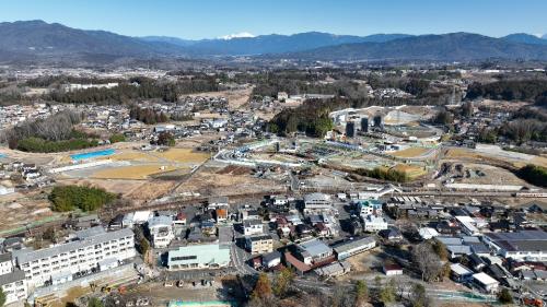 リニア岐阜県駅周辺の様子【MAVIC】サムネイル 2024年2月3日-1