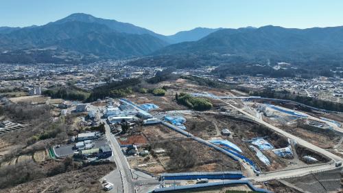 リニア車両基地の様子【MAVIC】 2024年2月3日-3 (1)
