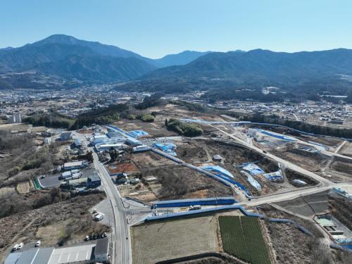 リニア車両基地の様子　2024年2月3日