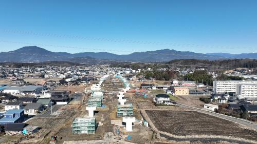 濃飛横断自動車道の様子　2024年2月3日